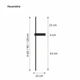 Applique murale moderne design LED linéaire dimmable pour salon