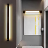 Applique pour tableau LED orientable longue noire moderne