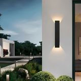 Applique exterieur rectangulaire haut et bas moderne en métal LED IP65 pour porche