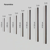 Applique linéaire minimaliste LED dimmable pour salon