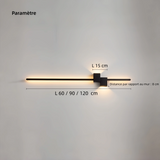 Applique murale design moderne LED dimmable pour salon