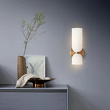 Applique murale double en verre scandinave dimmable pour chevet