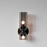 Applique murale double en verre scandinave dimmable pour chevet