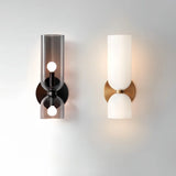 Applique murale double en verre scandinave dimmable pour salon