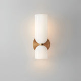 Applique murale double en verre scandinave dimmable pour salon