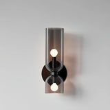 Applique murale double en verre scandinave dimmable pour salon