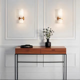 Applique murale double en verre scandinave dimmable pour salon