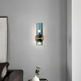 Applique murale double en verre scandinave dimmable pour salon
