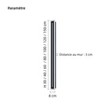 Applique murale extérieure longue design moderne IP65 pour porche