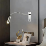 Applique murale liseuse flexible LED dimmable moderne pour chevet