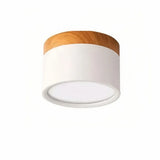spot LED de plafond cylindrique macaron scandinave dimmable pour couloir