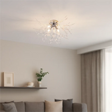 Plafonnier Moderne en Cristal LED Décoratif pour Salon