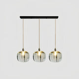 Suspension en cristal design moderne à hauteur réglable pour salle à manger