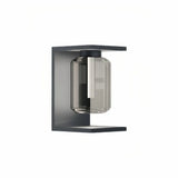 Applique solaire extérieure LED en verre moderne IP65 pour entrée