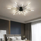 Plafonnier LED design moderne feu d’artifice dimmable pour salon