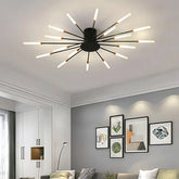 Plafonnier LED design moderne feu d’artifice dimmable pour salon