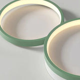 Plafonnier scandinave led dimmable multi cercles pour salon