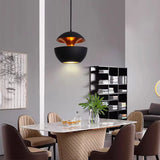 Suspension design moderne pomme LED en métal à hauteur réglable pour salle à manger