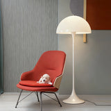 Lampadaire champignon blanc moderne LED dimmable pour salon