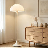 Lampadaire champignon blanc moderne LED dimmable pour salon