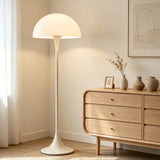 Lampadaire champignon blanc moderne LED dimmable pour salon