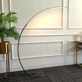 Lampadaire en arc LED minimaliste dimmable pour salon