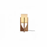 Lampadaire en bois naturel rectangulaire pour salon