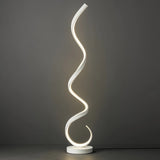 Lampadaire spirale design moderne LED dimmable pour salon