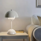 Lampe de table champignon sans fil scandinave LED dimmable pour chevet