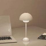 Lampe de table champignon sans fil scandinave LED dimmable pour chevet