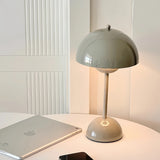 Lampe de table champignon sans fil scandinave LED dimmable pour chevet