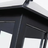 Lampe de pilier extérieure lanterne moderne IP65
