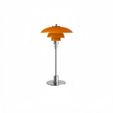 Lampe de table vintage design en verre et métal pour chevet
