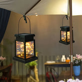 Lanterne solaire extérieure vintage décorative à suspendre IP65 pour jardin