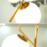 Lustre escalier moderne à boules en verre LED