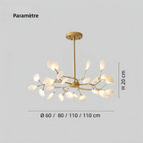 Lustre luciole LED moderne pour salon