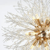 Lustre pissenlit en cristal LED moderne réglable en hauteur pour salle à manger
