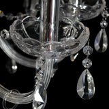 Lustres en cristal transparent style européen pour salon