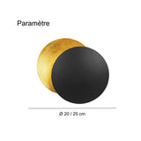 Applique murale eclipse orientable LED design moderne pour salon