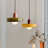 Suspension morandi en verre LED hauteur réglable pour salle à manger