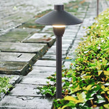 Lampe solaire jardin à piquer LED moderne aluminium noir IP65