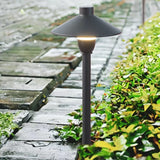 Lampe solaire jardin à piquer LED moderne aluminium noir IP65
