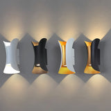 Applique extérieure haut et bas en aluminium LED étanche moderne pour porche