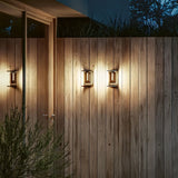 Applique solaire extérieure LED en verre moderne IP65 pour entrée
