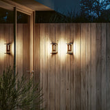 Applique solaire extérieure LED en verre moderne IP65 pour entrée