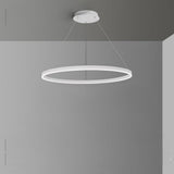 Suspension Anneau LED Minimaliste Aluminium Dimmable Salle À Manger