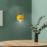 Suspension nordique macaron orientable LED en métal pour salle à manger