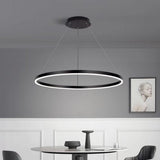 Suspension Anneau LED Minimaliste Aluminium Dimmable Salle À Manger