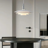 Suspension scandinave design LED en métal à hauteur réglable pour salle à manger