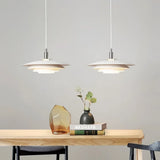 Suspension scandinave design LED en métal à hauteur réglable pour salle à manger